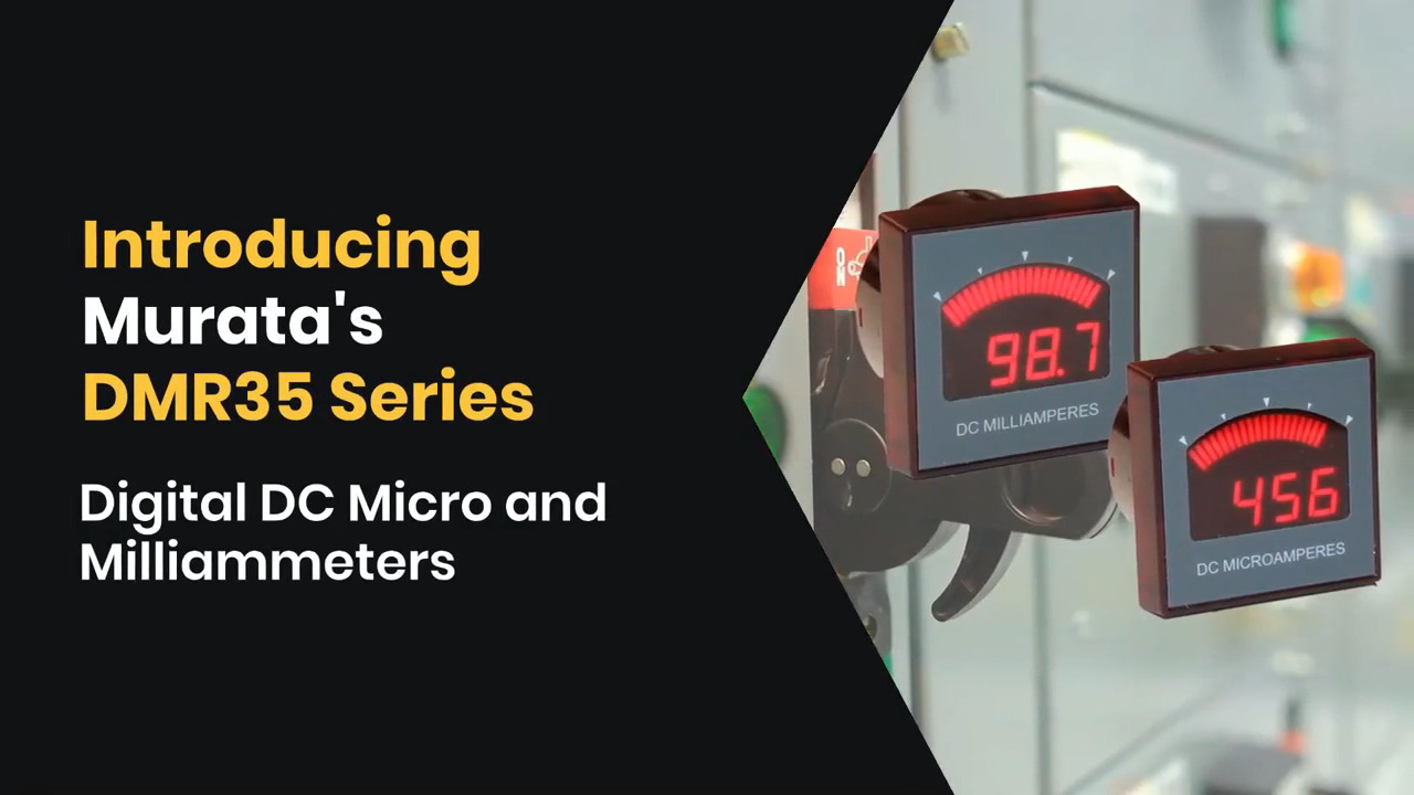  Murata DMR35 Series Digital DC Micro & Milliamp Meters