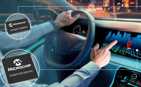 Microchip expands maXTouch M1 controller range for automotive display formats